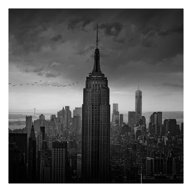 Stampe su tela New York vista Rockefeller