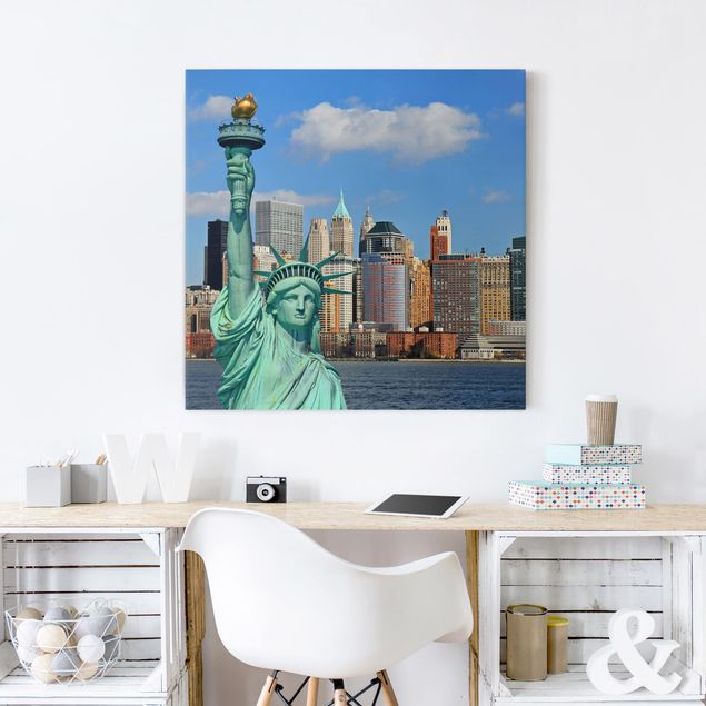 Stampe su tela città Skyline di New York