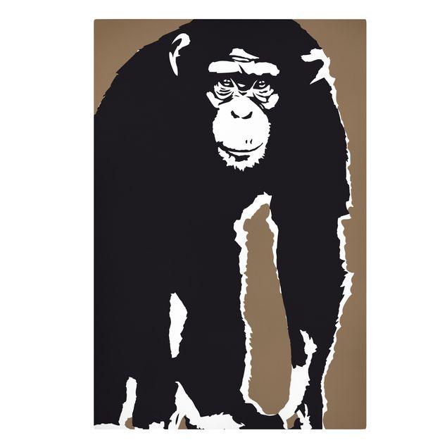 Quadri su tela animali Scimpanzé