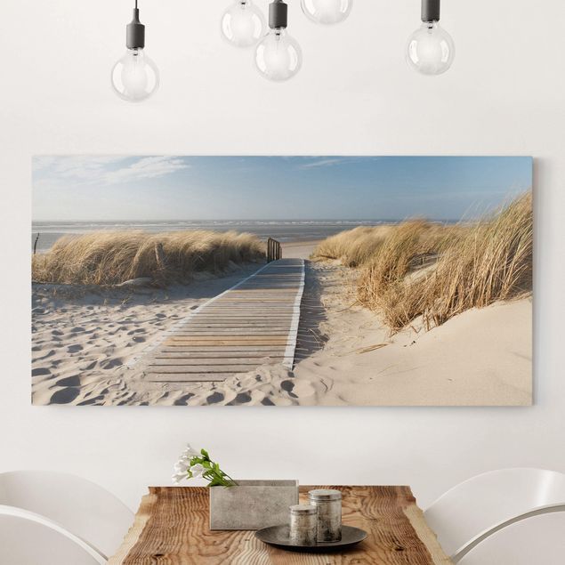 Tela dune Spiaggia del Mar Baltico
