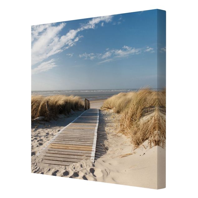 Stampa su tela - Baltic Sea Beach - Quadrato 1:1