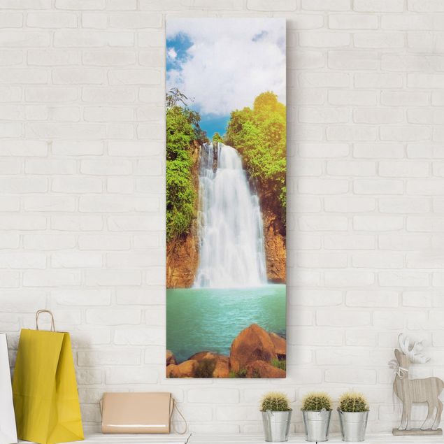 Tela cascata Laguna Paradiso