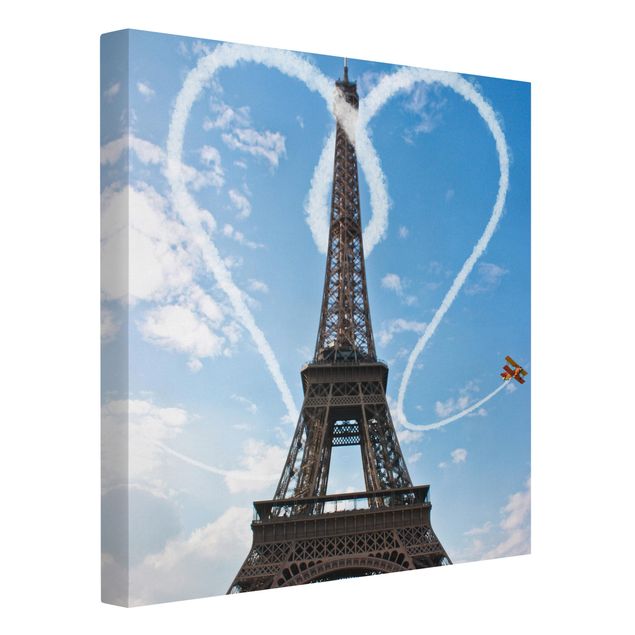 Stampe su tela Parigi - Città dell'amore