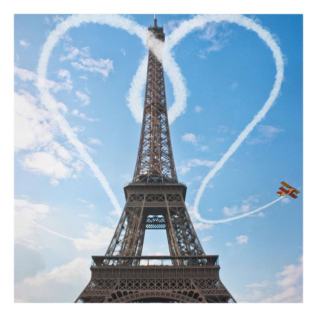 Stampa su tela - Paris - City Of Love - Quadrato 1:1