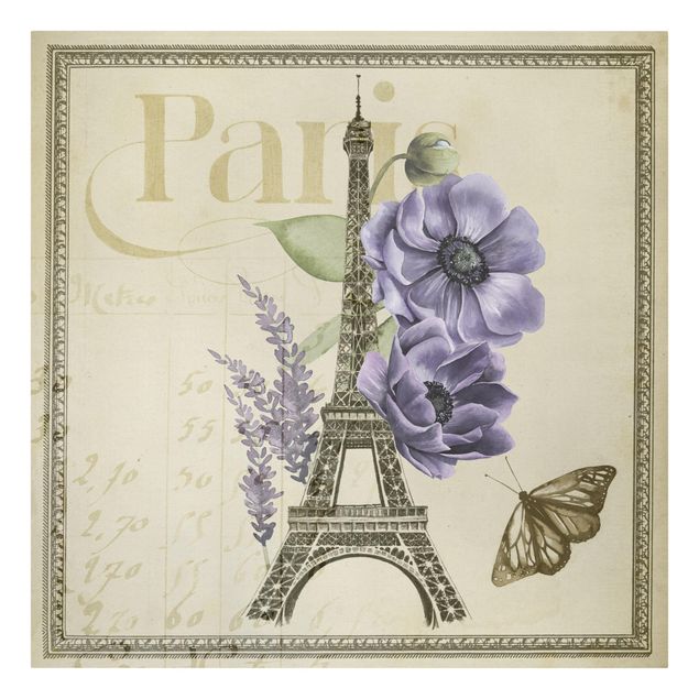 Quadri su tela Parigi Collage Torre Eiffel