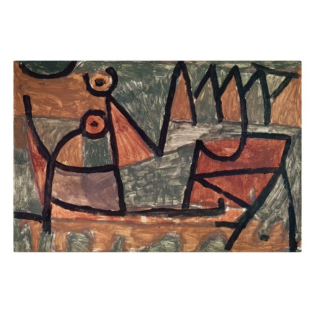 Abstrakte Kunst Paul Klee - Sinistro viaggio in barca
