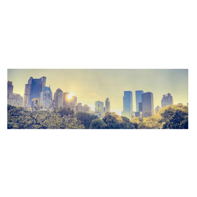 Stampa su tela - Peaceful Central Park - Panoramico