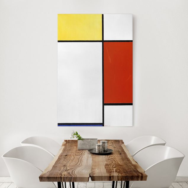 Riproduzioni su tela quadri famosi Piet Mondrian - Composizione I