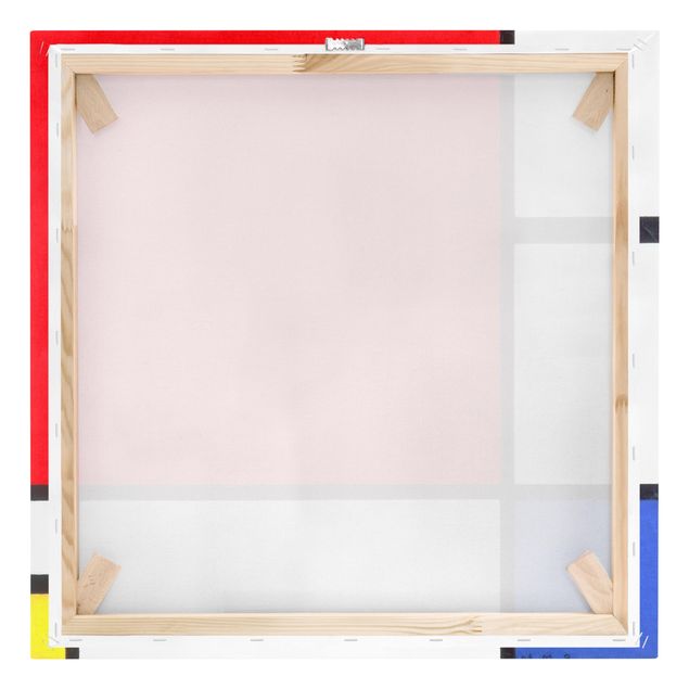 Stampa su tela - Piet Mondrian - Composition with Red, Blue and Yellow - Quadrato 1:1