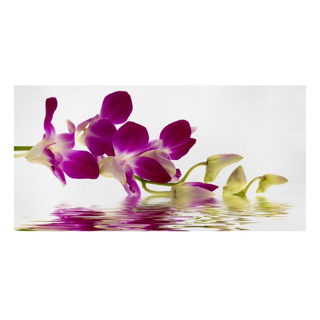 Stampa su tela - Pink Orchid Waters - Orizzontale 2:1