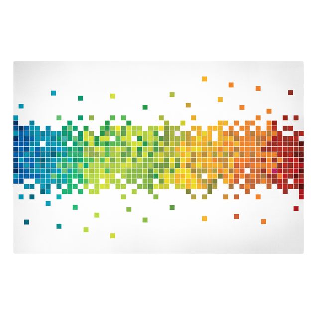 Quadri su tela Pixel arcobaleno