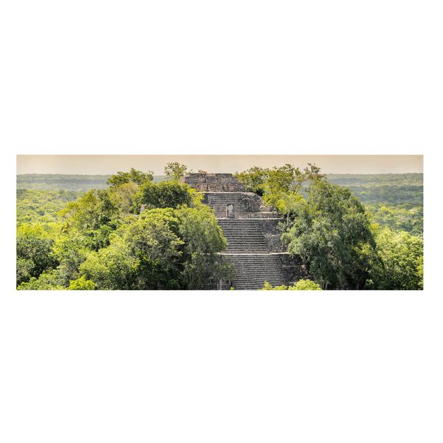 Riproduzioni di Philippe Hugonnard Piramide di Calakmul