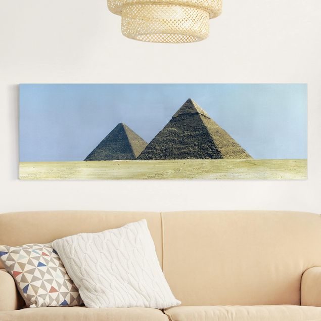 Quadri con deserto Piramidi di Giza