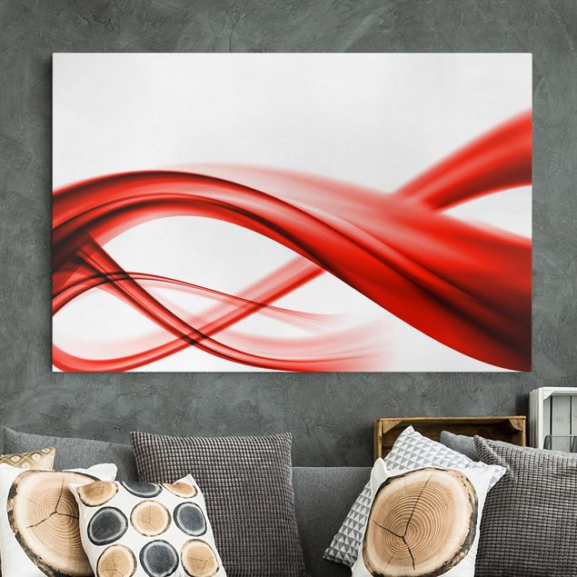 quadro astratto moderno Elemento rosso