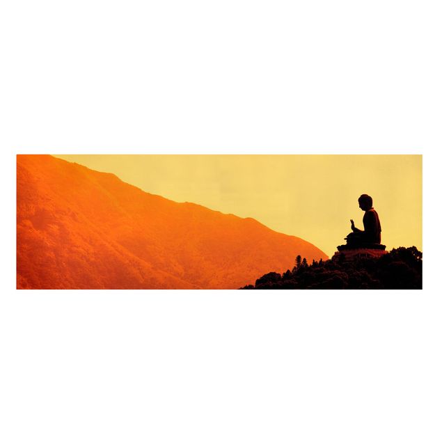 Stampa su tela - Resting Buddha - Panoramico