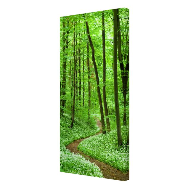 Stampa su tela - Romantic Forest Track - Verticale 1:2