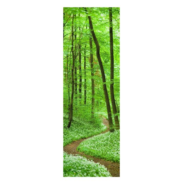 Stampa su tela - Romantic Forest Track - Pannello