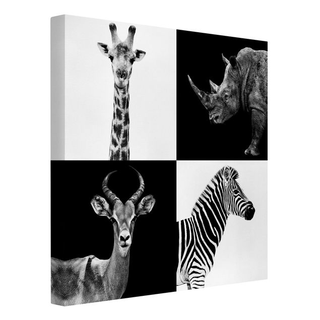 Riproduzioni su tela quadri famosi Quartetto di safari