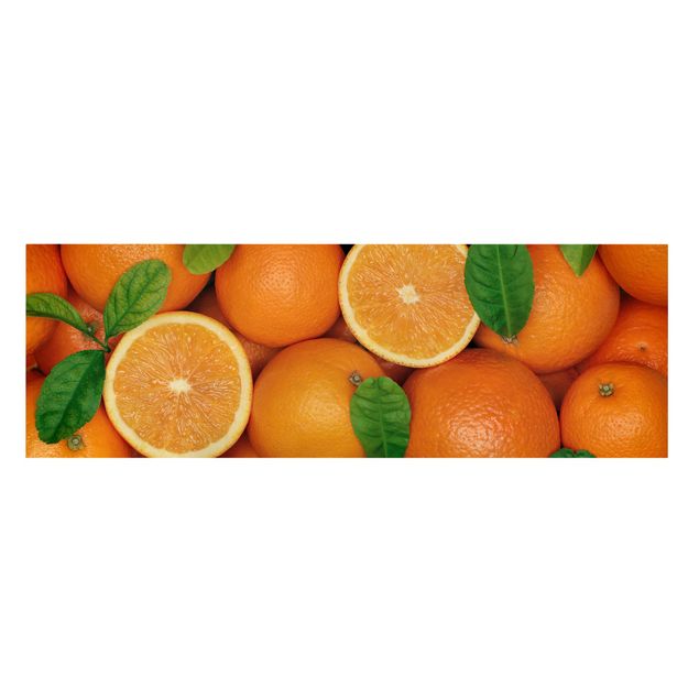 Stampa su tela - Juicy Oranges - Panoramico