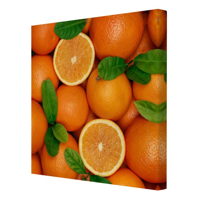 Stampa su tela - Juicy Oranges - Quadrato 1:1
