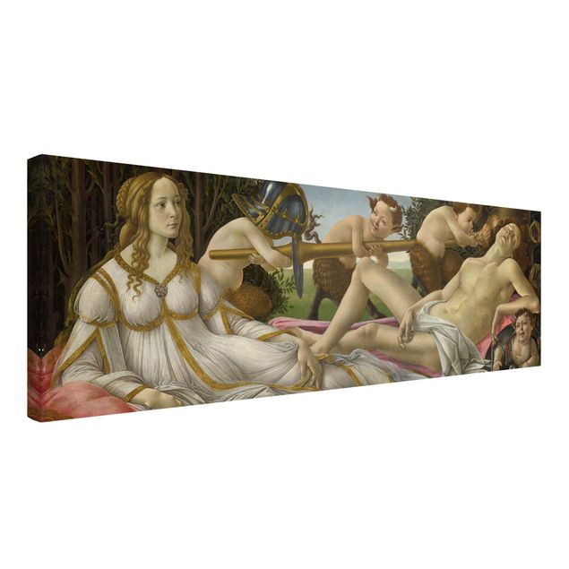 Stampe su tela Sandro Botticelli - Venere e Marte