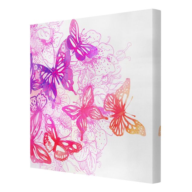 Stampa su tela - Butterfly Dream - Quadrato 1:1