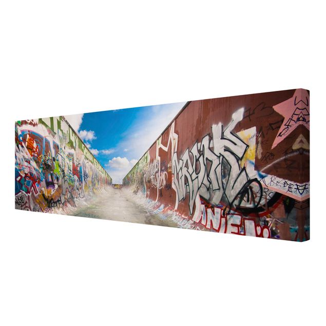 Stampa su tela - Skate Graffiti - Panoramico