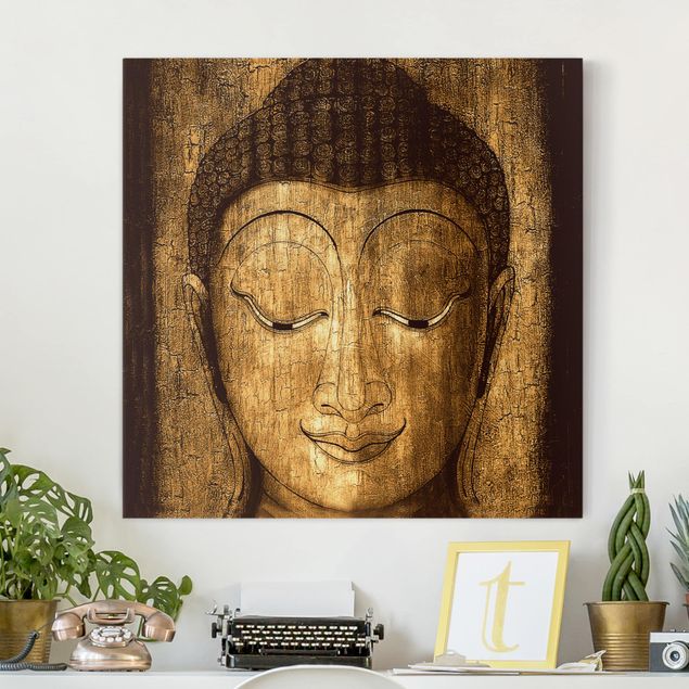 Riproduzioni su tela Buddha sorridente