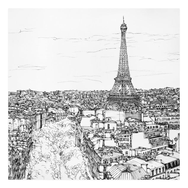 Stampe su tela Città studio - Parigi