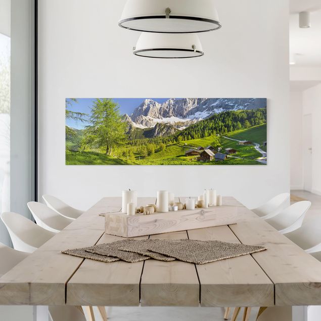 Quadri su tela paesaggio Prato alpino della Stiria