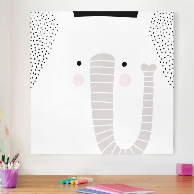 stampe animali Zoo con disegni - Elefante