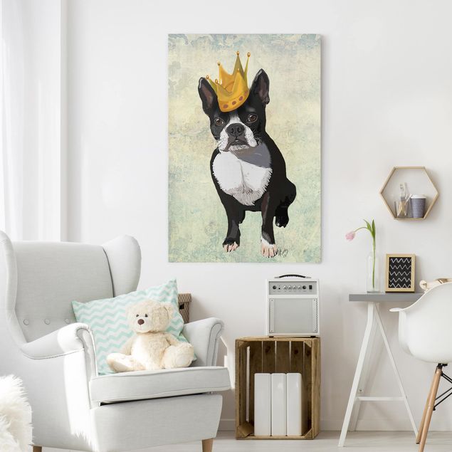 Riproduzione quadri su tela Ritratto di animali - Re terrier