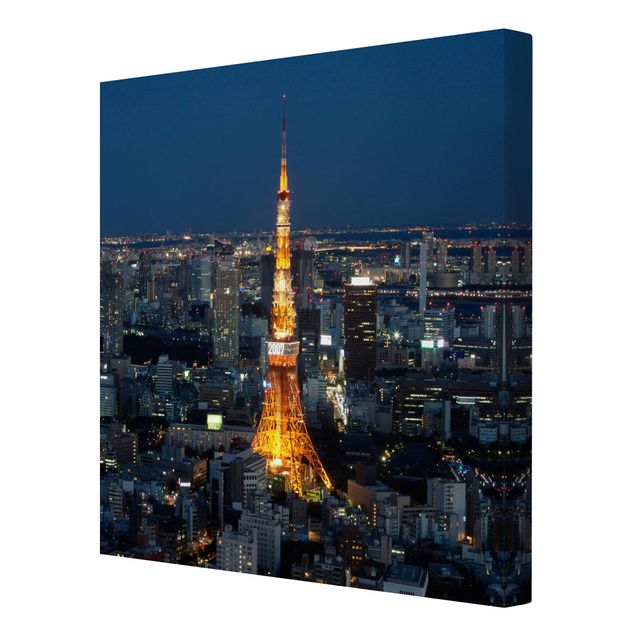 Stampa su tela - Tokyo Tower - Quadrato 1:1