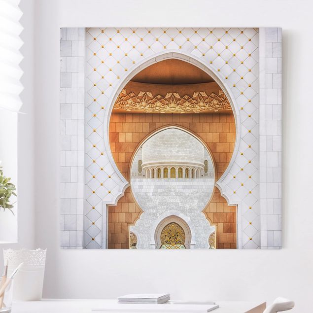 Stampe su tela Porta della moschea