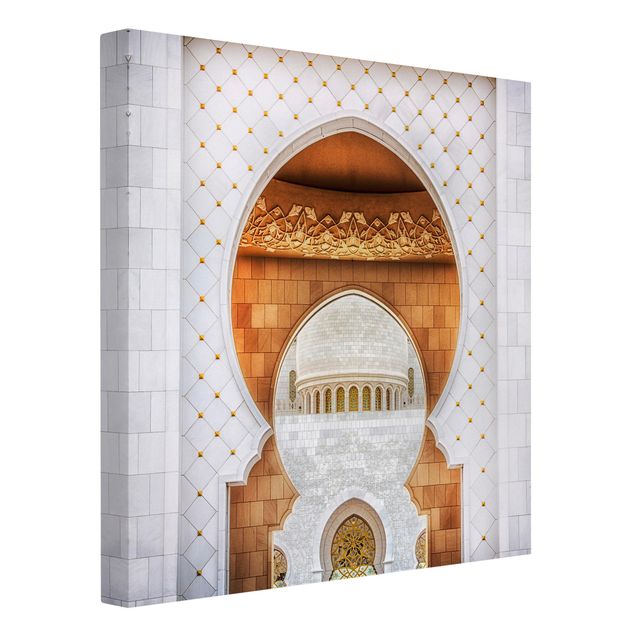 Stampa su tela - Porta di una Moschea - Quadrato 1:1