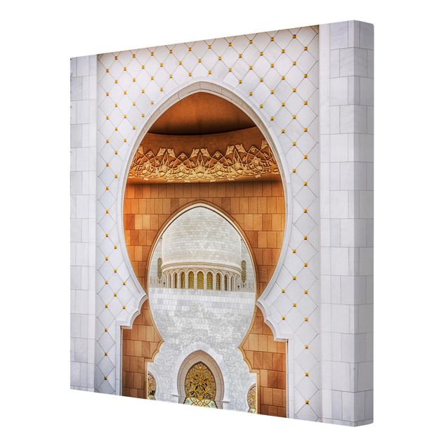 Stampa su tela - Porta di una Moschea - Quadrato 1:1