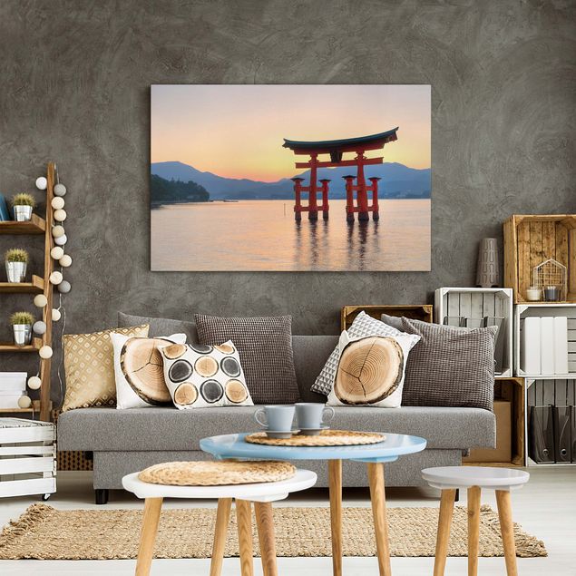 Quadri moderni per soggiorno Torii a Itsukushima