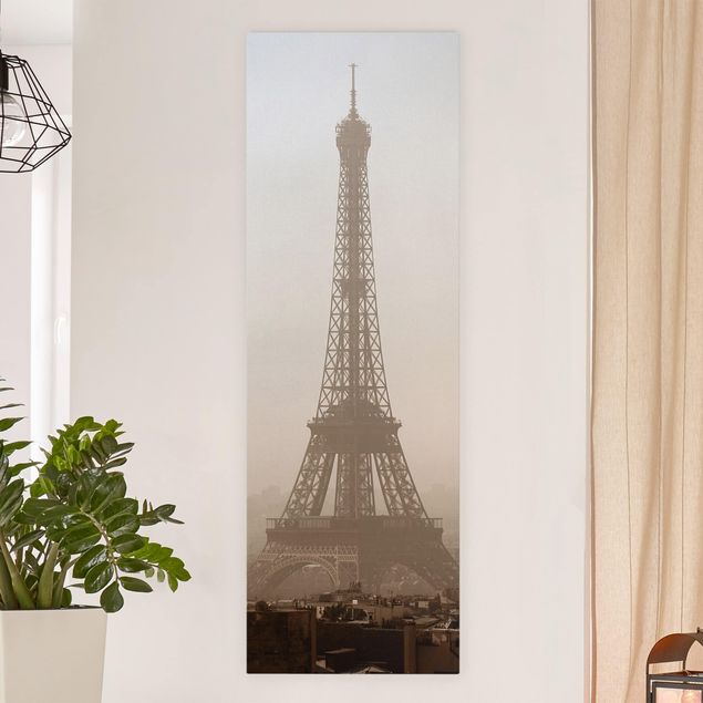 Stampa su tela vintage Tour Eiffel