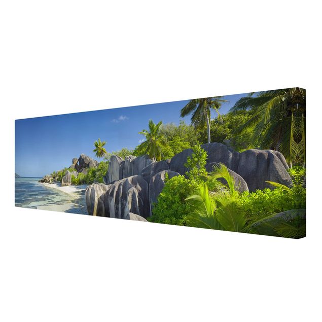 Stampe su tela Spiaggia da sogno Seychelles