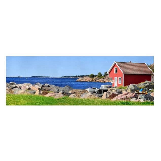 Stampa su tela - Holiday In Norway - Panoramico