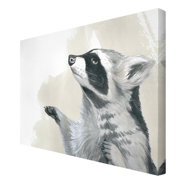 Stampa su tela - Forest Friends - Raccoon - Orizzontale 3:2