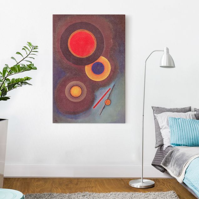Riproduzione quadri su tela Wassily Kandinsky - Cerchi e linee