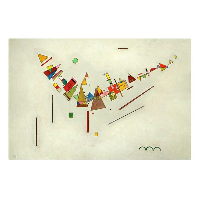 Abstrakte Malerei Wassily Kandinsky - Altalena angolare