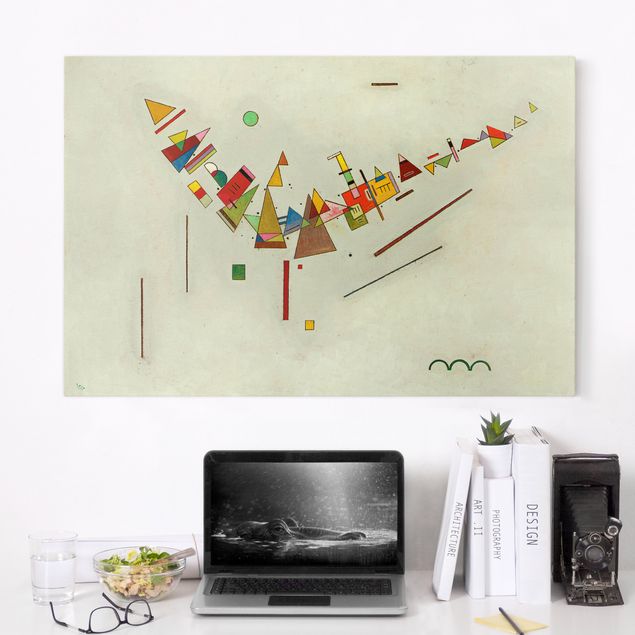 quadro astratto moderno Wassily Kandinsky - Altalena angolare