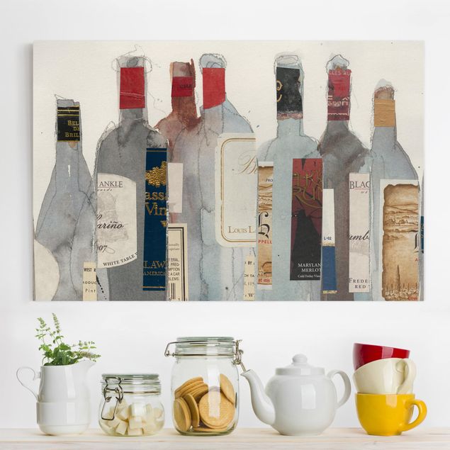 Riproduzione quadri su tela Vino e alcolici I