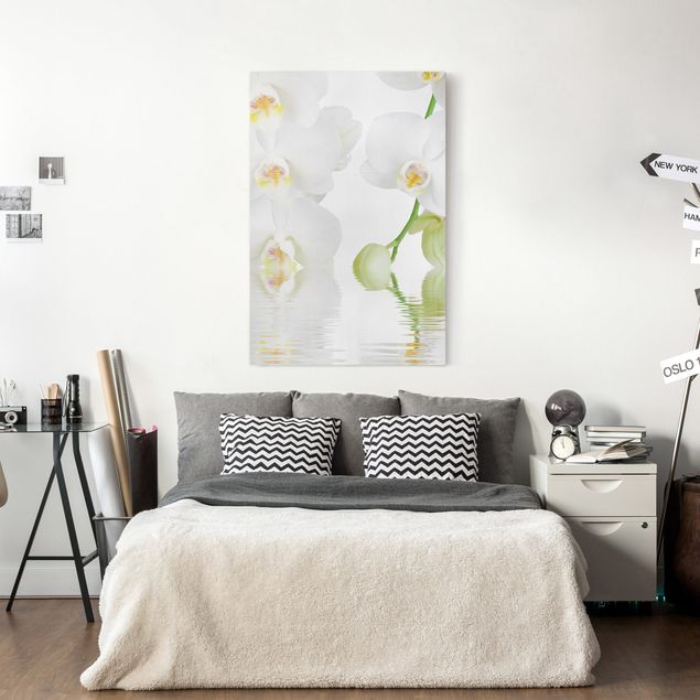 Quadri moderni per soggiorno Orchidea Spa - Orchidea bianca
