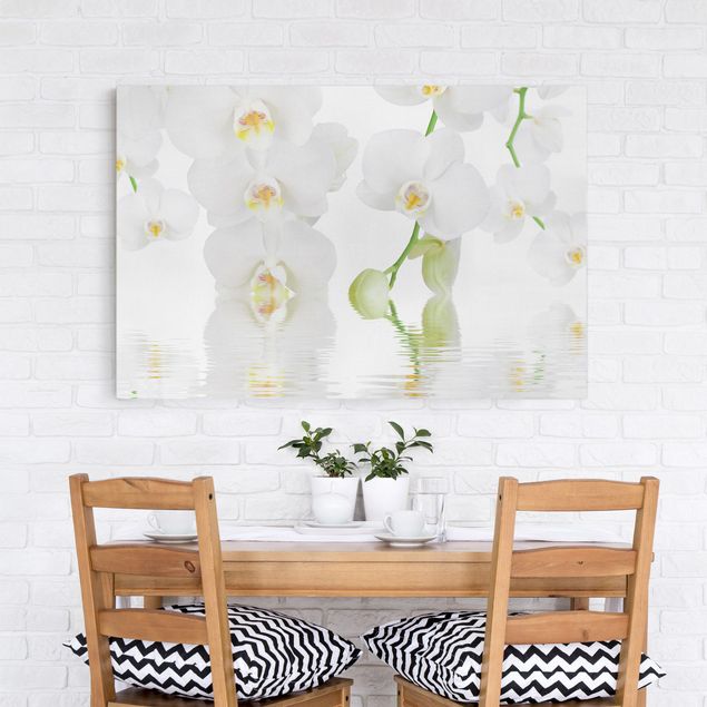 Quadri moderni per soggiorno Orchidea Spa - Orchidea bianca