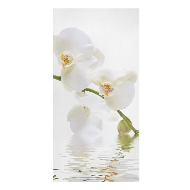 Stampa su tela - White Orchid Waters - Verticale 1:2