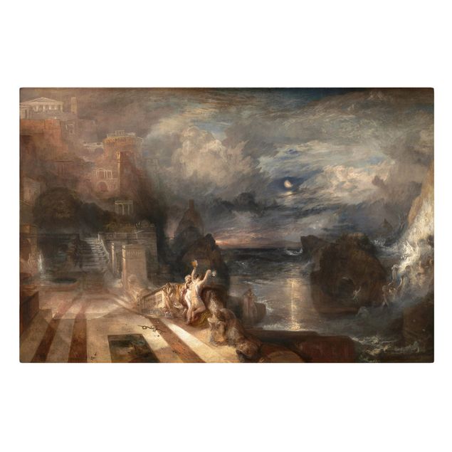Quadri su tela William Turner - Il commiato di Ero e Leandro - dal greco di Musaeus