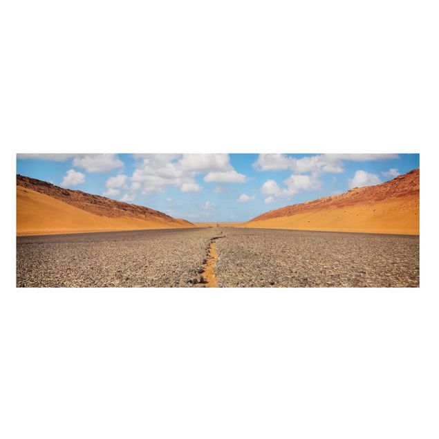 Stampa su tela - Desert Road - Panoramico